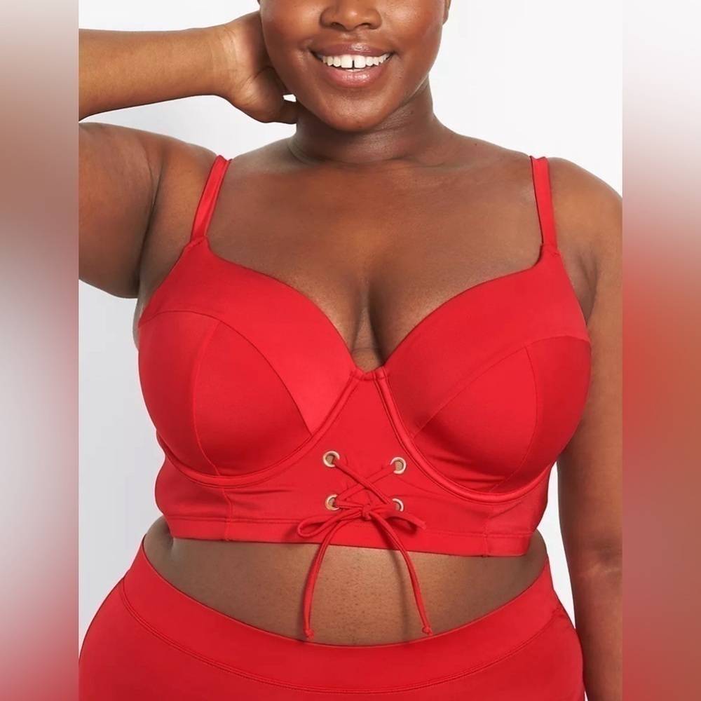 Swim by Cacique Longline Bikini Top 40 DD